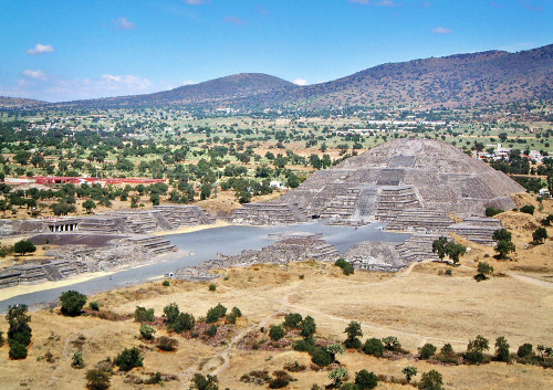 Pyramid of the Moon at Teotihuacan