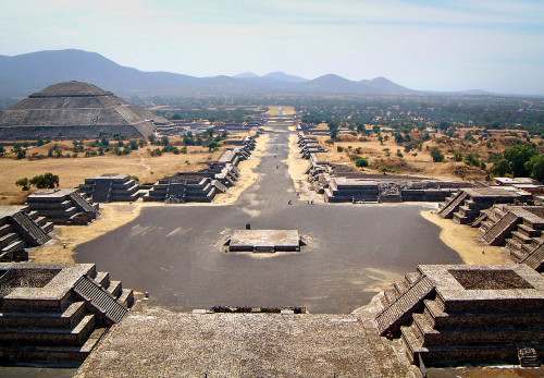 The city of Teotihuacan whose rich trading routes appear to have reignited the Mayan civilisation