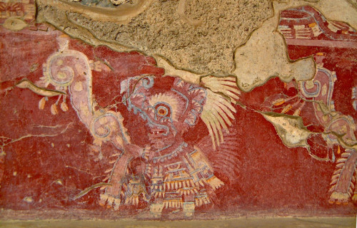 Tepantitla Priest Sowing Seeds at Teotihuacan