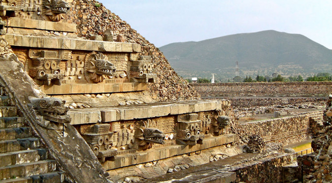 Temple of Quetzalcoatl at Teotihuacan