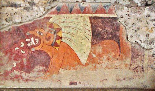 Jaguar mural of Tetitla at Teotihuacan