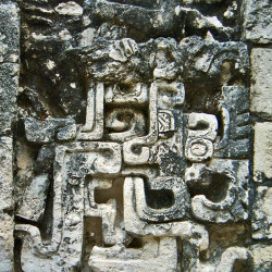 Stucco Mask on Chicanna Structure XX