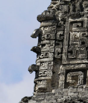 Chicanna Structure XX Chac Masks