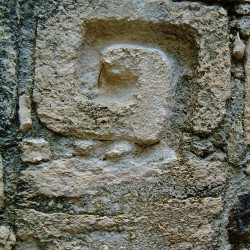 Stucco Spiral from Chicanna Structure XI