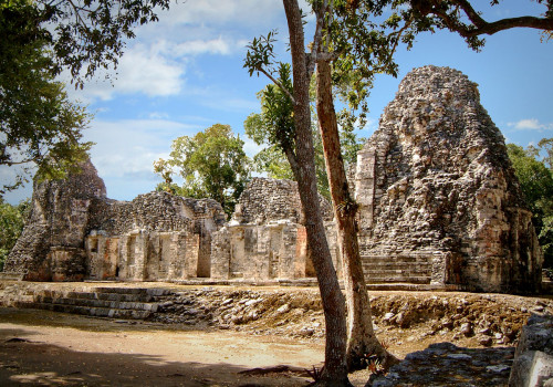 Chicanna Structure I features the striking twin towers that are synonymous with Rio Bec Architecture