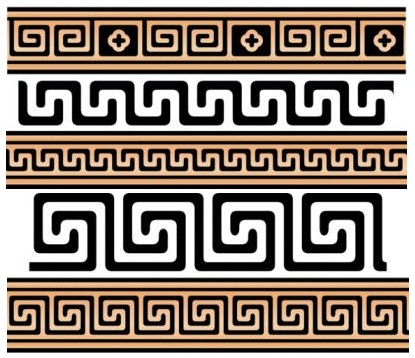 Classic Greek Step-Fret Motifs