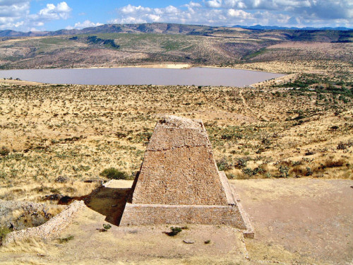 Votive Pyramid at La Quemada