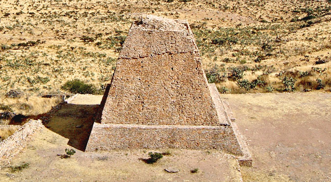 Votive Pyramid at La Quemada